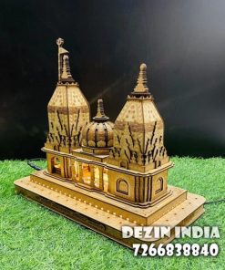 Laser Cut 3D Kashi Vishwanath Temple Replica