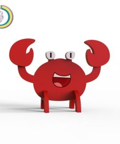 Laser Cut Figurine of a Crab Free Vector ai Download