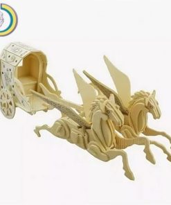 Laser Cut Carriage with Horses Free Vector cdr Download