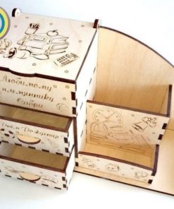 Laser Cut Decorative Engraved Organizer Free Vector cdr Download
