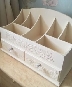 Laser Cut Chests of Drawers for Cosmetics Free Vector