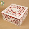 Laser Cut Christmas Gift Box Free Vector cdr Download