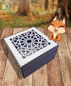 Laser Cut Decorative Pattern Box Free Vector