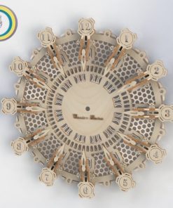 Laser Cut Wall Clock Free Vector cdr Download
