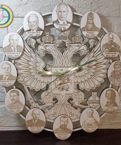 Laser Cut Rulers Of Russia Wall Clock Free Vector cdr Download